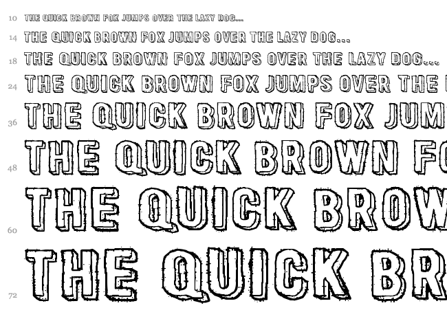 Cactus Tequila font waterfall